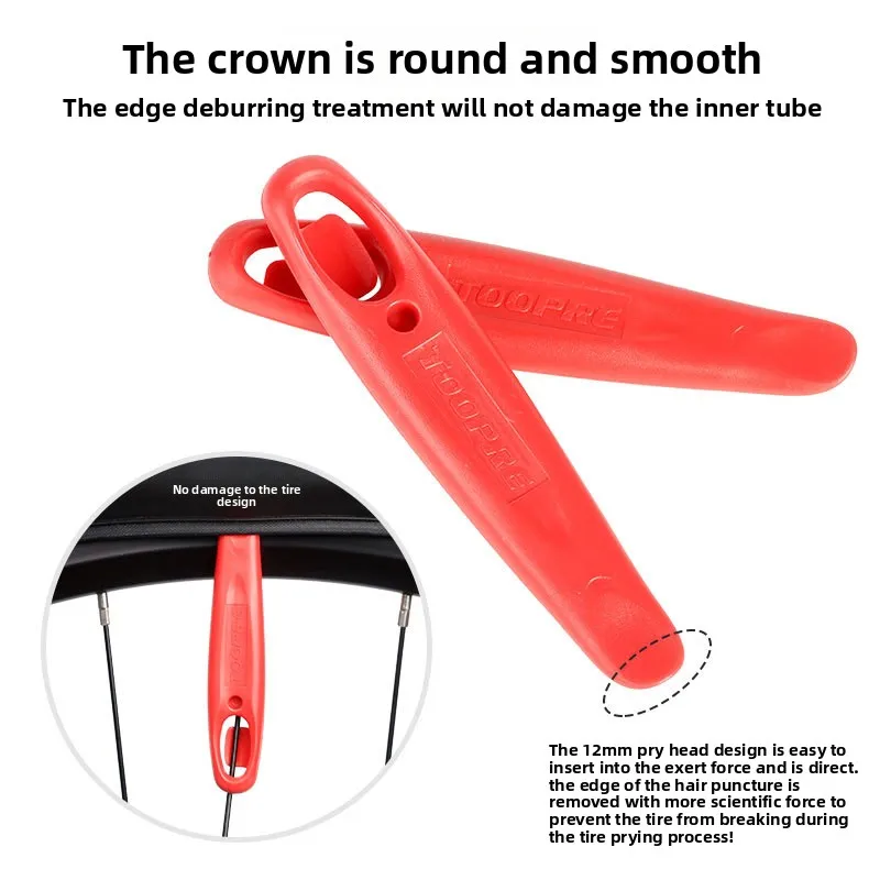 3Pcs High Quality Nylon Bicycle Tire Lever Lightweight Tire Pry Bar CrowbarMTB Bike Wheel Repairing Tool Tire Opener Remover image 2