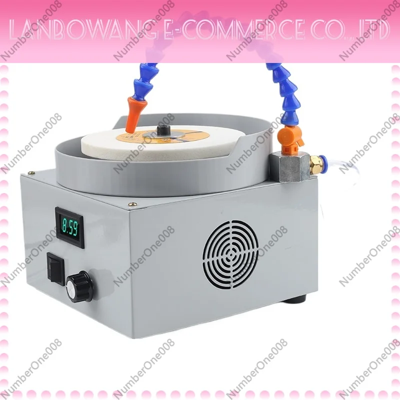 

150mm Electric Plane Grinder-Speed Adjustable Wet/Dry Polishing Machine 0-2000RPM White Alumina Wheel&Diamond Sanding Discs