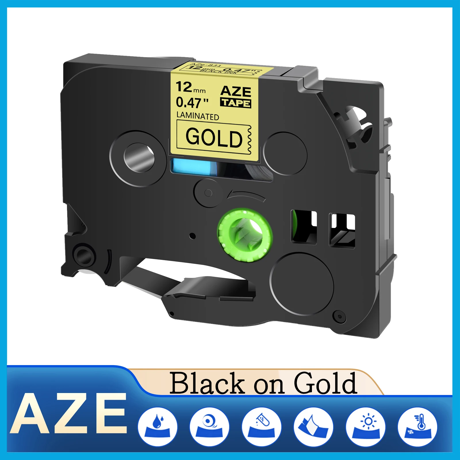 1 stks TZ Tape Compatibel voor Brother Label Cartridge 9mm/12mm/18mm 211 221 231 251 Labeling Lint voor P-Touch Serie Label Maker