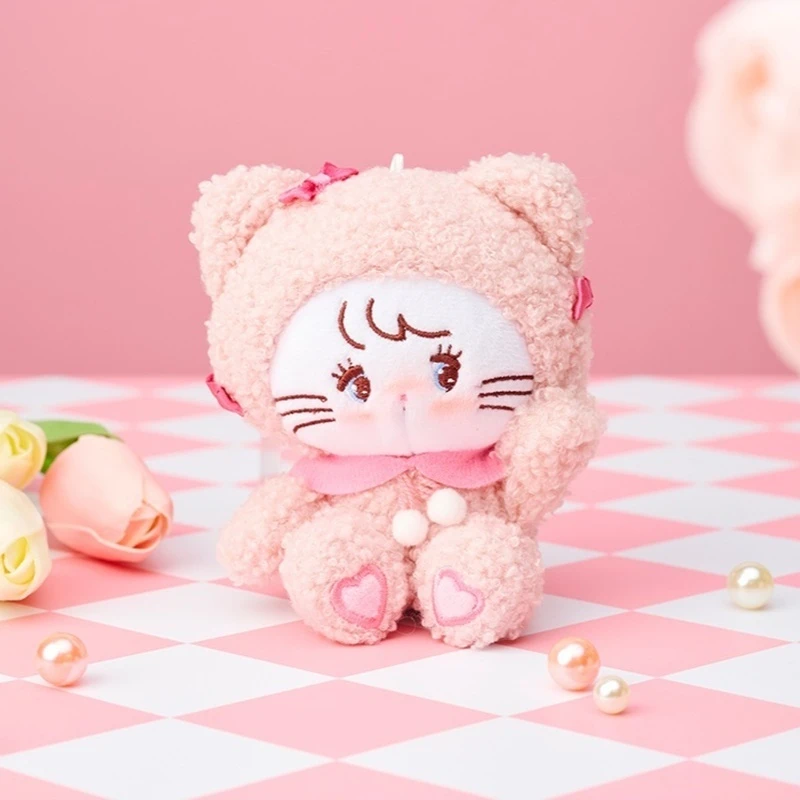 Mikko Blind Box Fluffy Series Kawaii Peluche Anime Figure Ciondolo Cartoon Creativo Scatola misteriosa Collezione carina Modello Regali di Natale