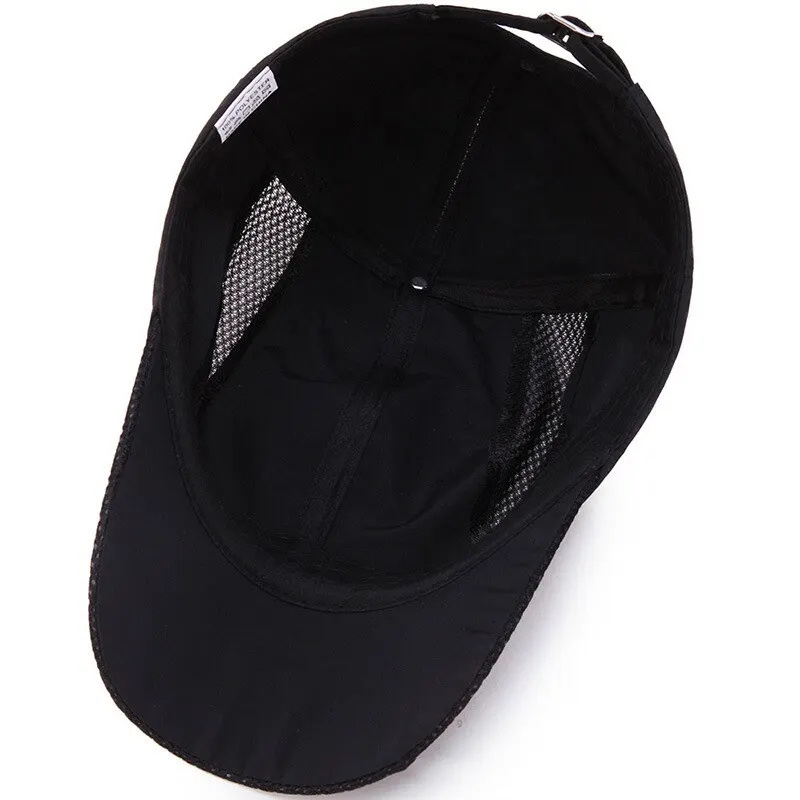 Casquette de baseball en maille à séchage rapide pour hommes, casquette Yuda pour hommes, chapeau de document solide simple, sports de plein air d'été