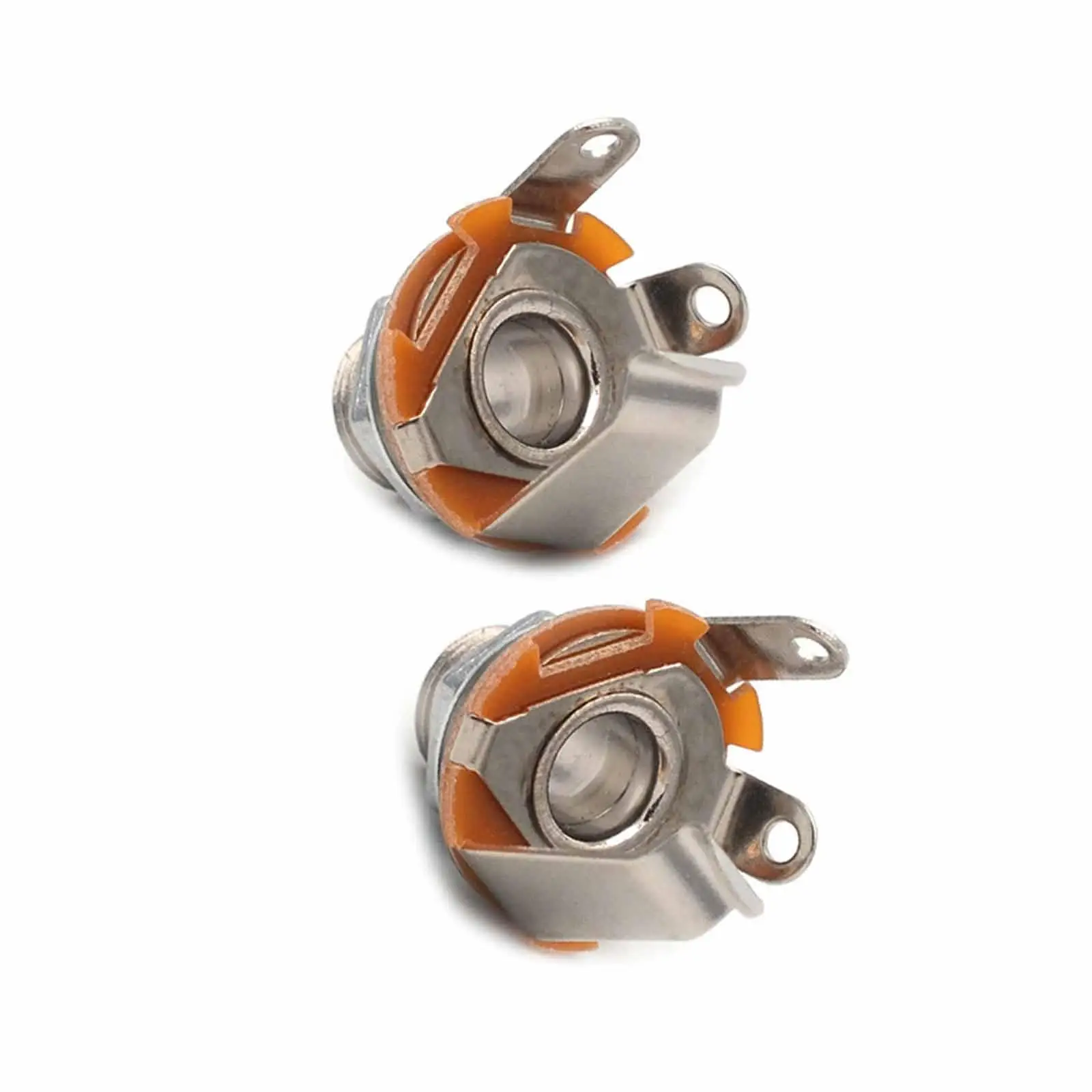 Replacement 6.35mm Mono Panel Mount Socket High Quality Female Guitar Input Jack for Electric and Acoustic Use