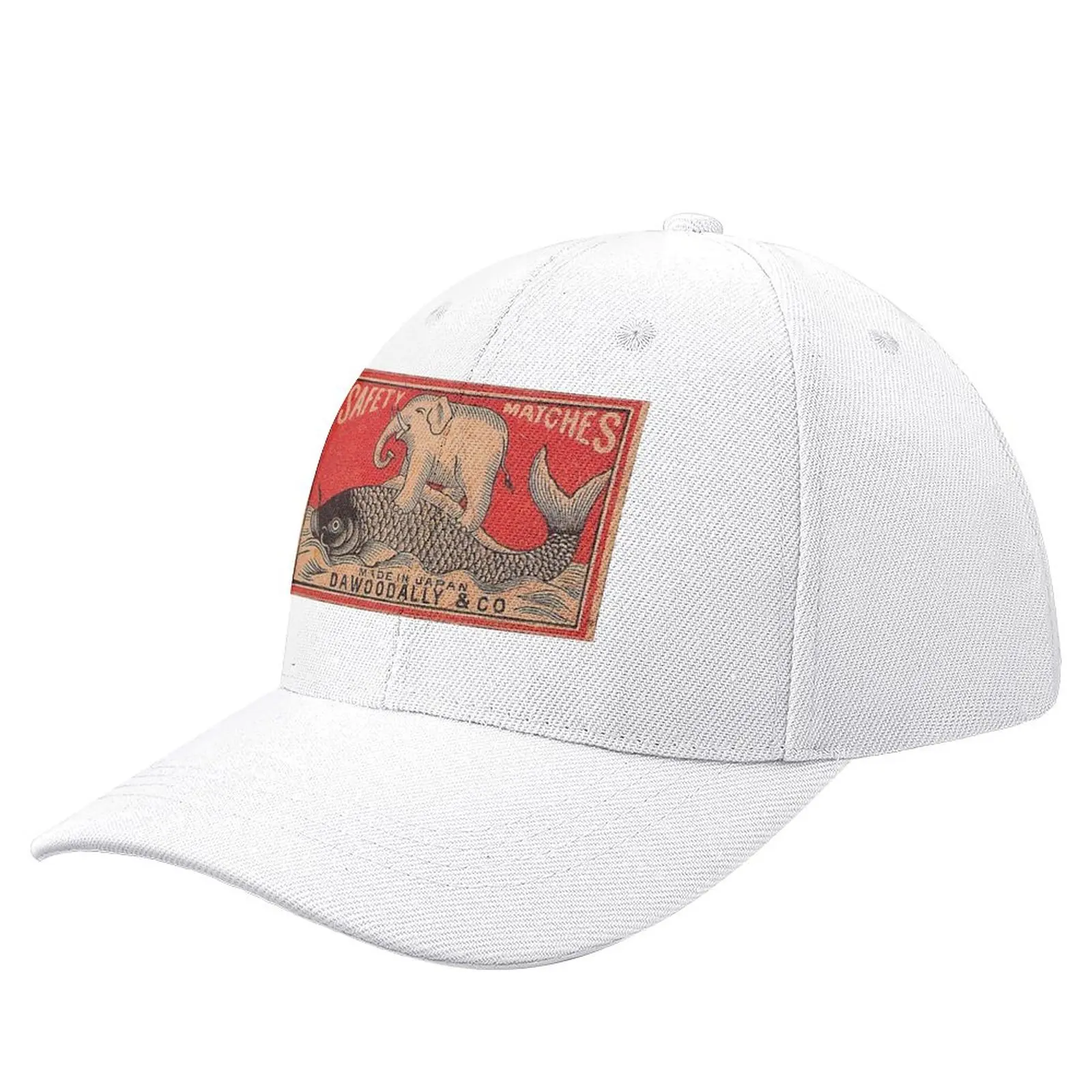 

Elephant Riding a Fish Baseball Cap Uv Protection Solar Hat beach hat Snapback Cap New Hat Women's Beach Men's