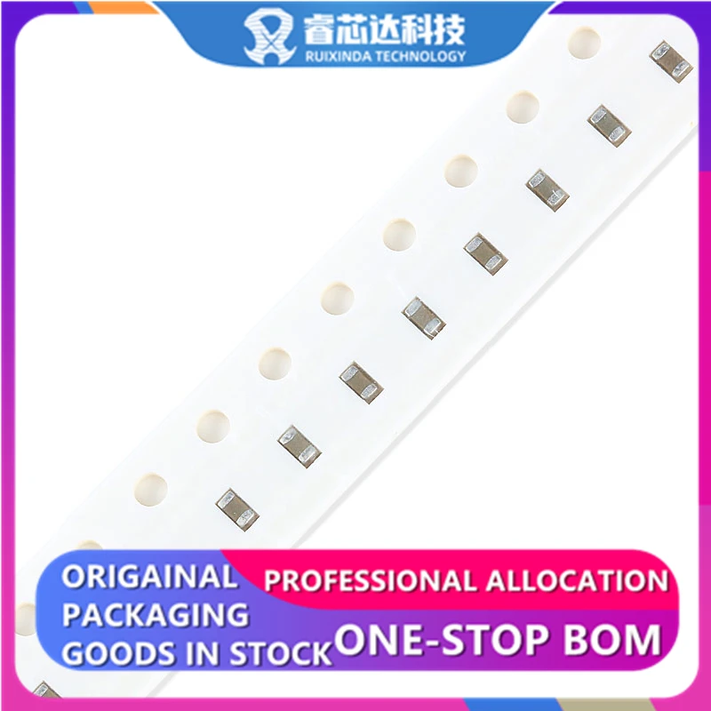 100pcs Chip Ceramic Capacitor X7R 0201 0402 0603 0805 680nF 0.68uF 820nF 0.82uF 1uF 2.2uF 3.3uF 4.7uF 6.3V 10V 16V 25V 50V X5R