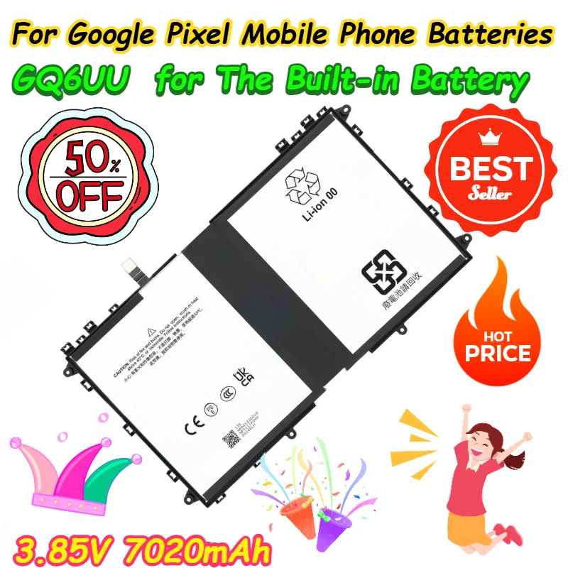 

3.85V 7020mAh GQ6UU for The Built-in Battery for Google Pixel Mobile Phone Batteries