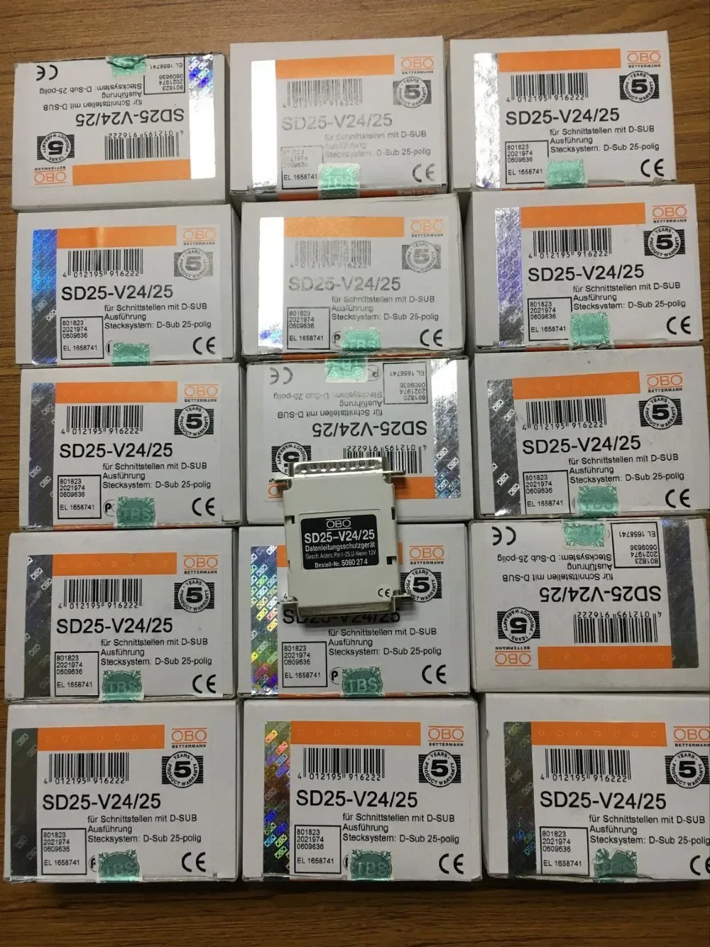 Promoción de envío gratis Dispositivo de protección contra rayos en serie OBO 5080274   Venta caliente del punto de protección contra sobretensiones de señal SD25-24/25