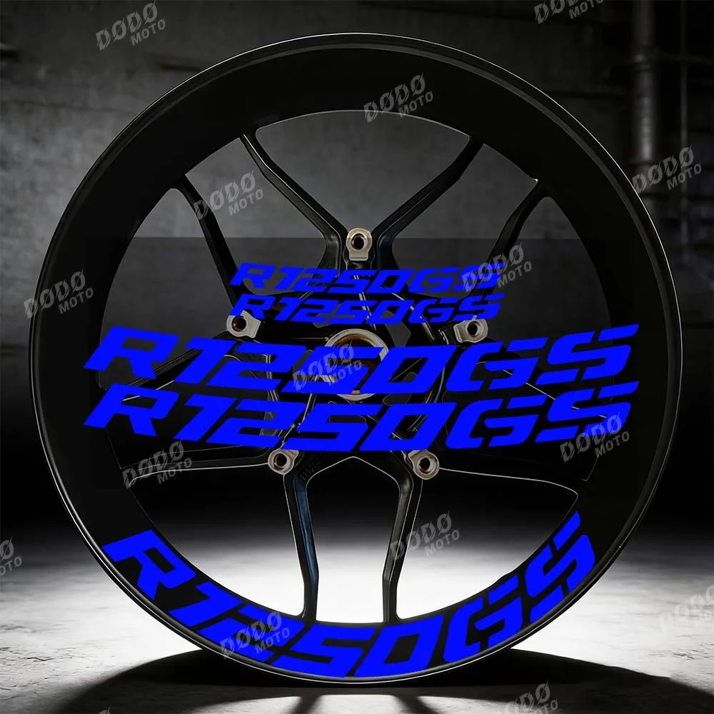 

For R1250GS R1250 GS r 1250 gs Reflective Motorcycle Wheel Tire Inner Ring Sticker Decorative Hub Waterproof Accessories Decal