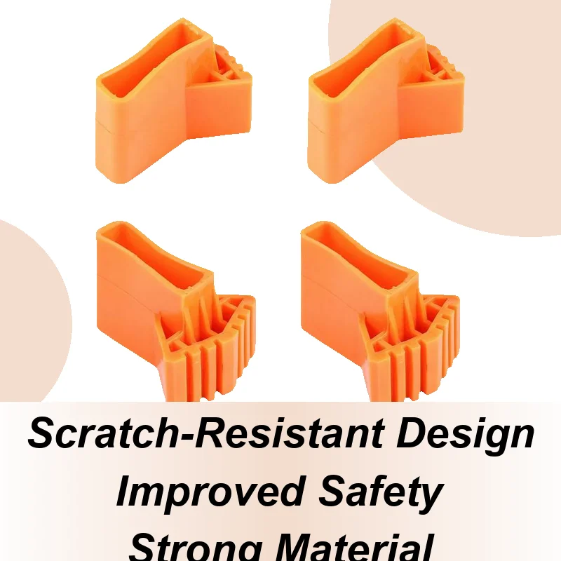 

Ladder Feet Rubber Pads Ladder Feet Pads 4 Piece Anti-Slip Rubber Stabilizer Step Heavy Duty Protection For Kitchen Home Outdoor