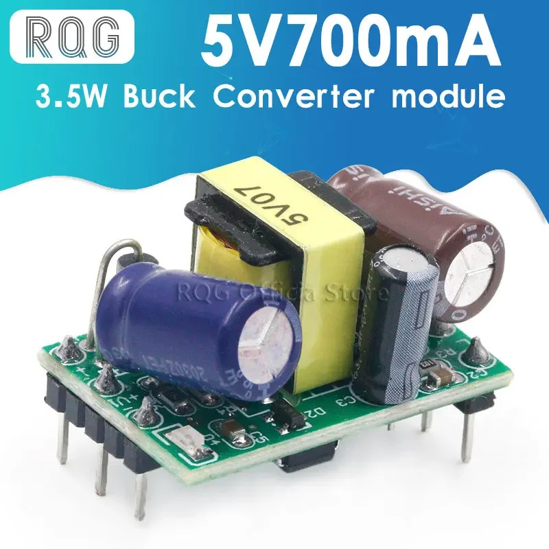 Transformateur abaisseur de précision Buck convertisseur, module d\'alimentation, 5V 700mA AC-DC W, AC 3.5 v à 5v cc, 12V 400MA, 220