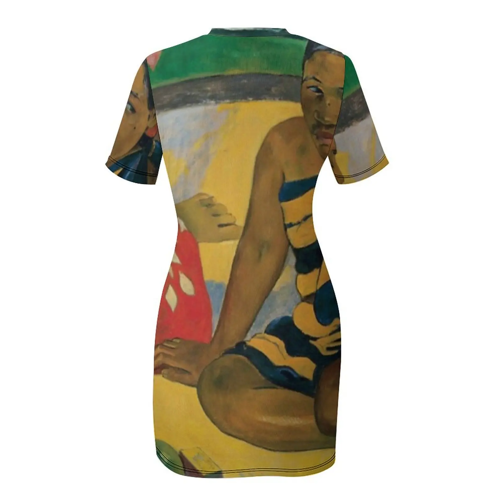 بول غاوغين - باراو أبي. ما هو أخبار فستان بأكمام قصيرة فساتين السهرة فستان