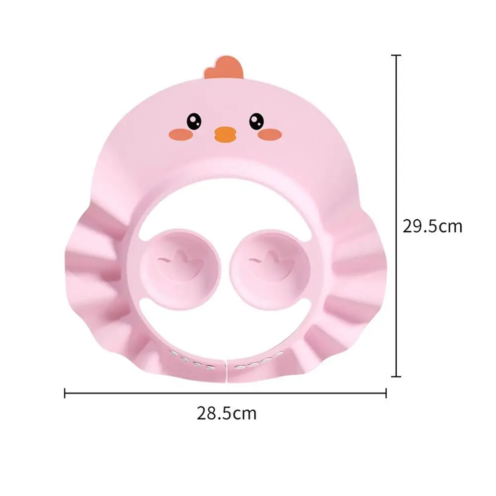 Ear Protection Adjustable Baby Shower Caps Ear Shield Waterproof Shampoo Hat Safe Bath Visor Wash Hair Shield Kids Boys Girls