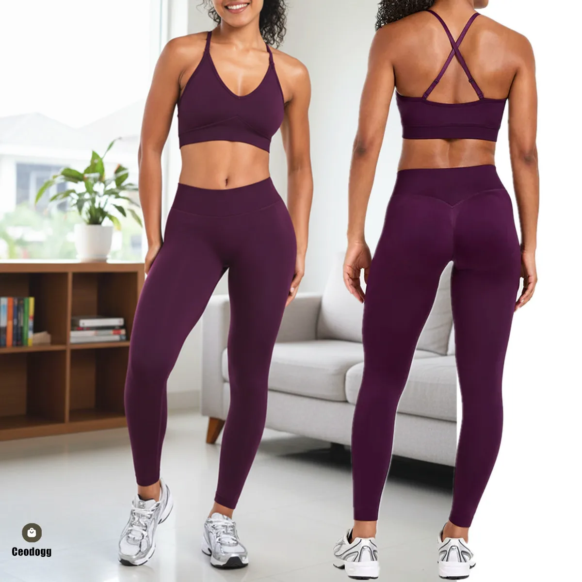 

Бесшовный комплект для йоги, спортивные костюмы с шортами, укороченный топ, бюстгальтер, женские брюки, комплект из 2 предметов, одежда для бега, тренировки, одежда для фитнеса XP173