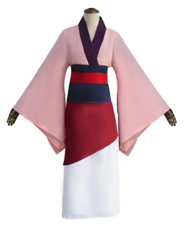 Women\'s Hanfu Cosplay Mulan Performance Costume Ancient Costume Film and Animation Mulan Cosplay