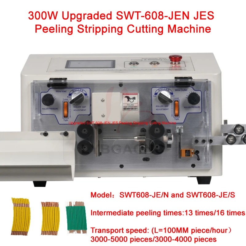 Upgraded SWT-608-JEN JES Peeling Stripping Cutting Machine For Computer Automatic Wire Strip Stripping Machine 0.1-8mm2