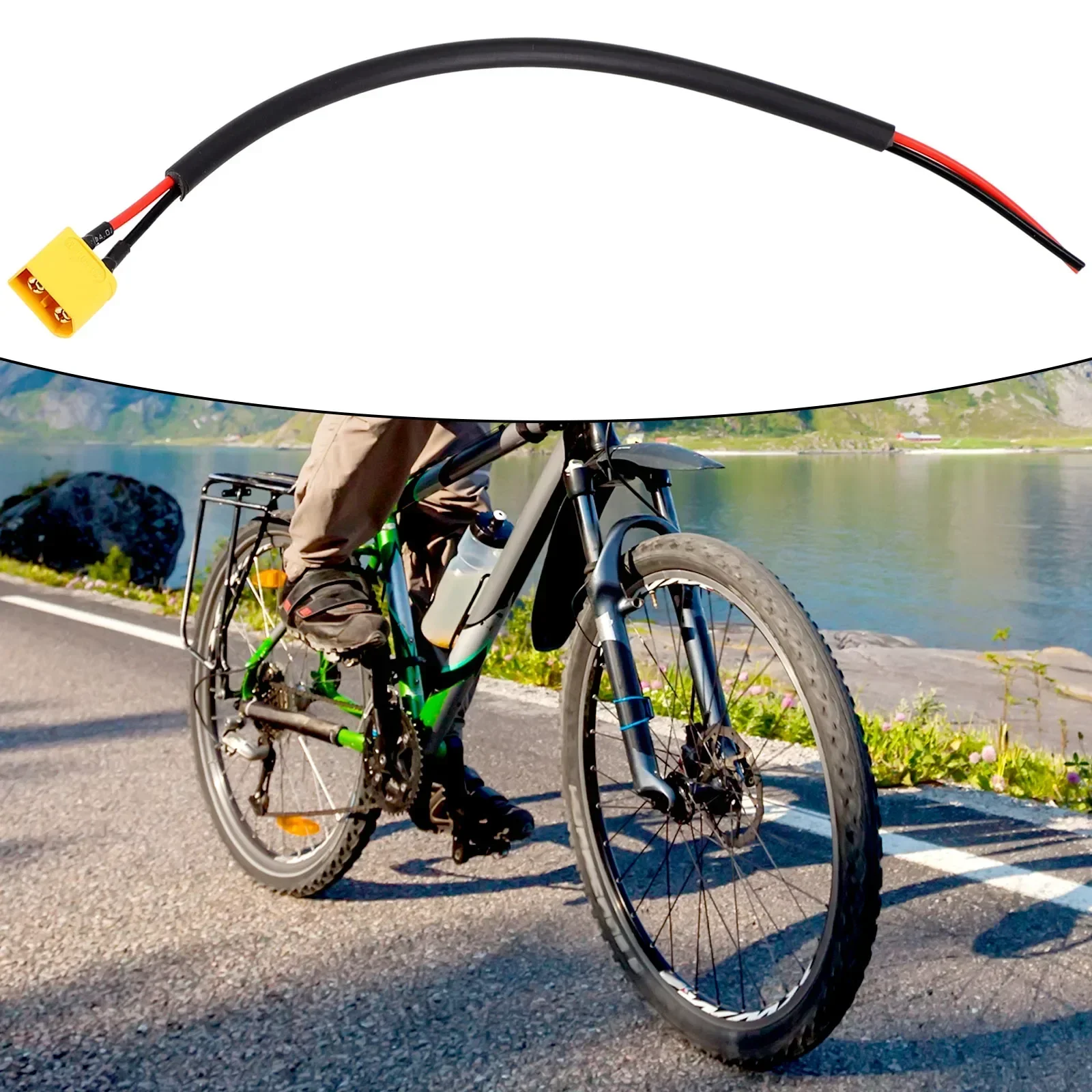 Electric Bicycle Adapter-Bullet/XT60/XT Male Female Ebike Battery Cable Outdoor Cycling DIY Modification Accessories