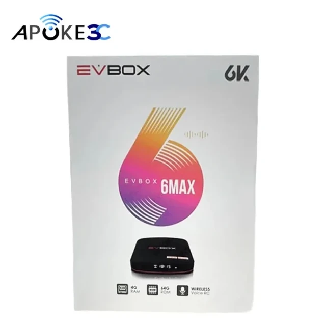 Android 10 EVPAD EVBOX 6MAX 6P 4G+64G Memory 6K Ultra-clear Tv Box Ubox9  M3U X96 Android Tv Box - AliExpress