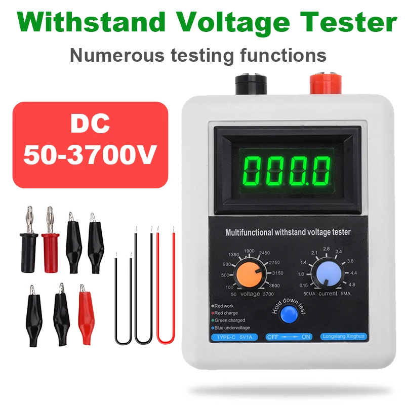 Withstand Voltage Tester DC50-3700V IGBT Transistor Voltage Tester Diode MOS Triode MOV Multi-function Voltage Capability Tester