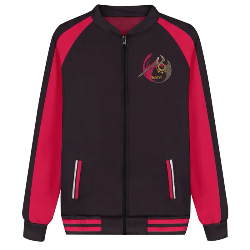 ss13Vtuber Hololive Mori Calliope تأثيري هود هوديي البلوز البلوز سترة معطف للكبار