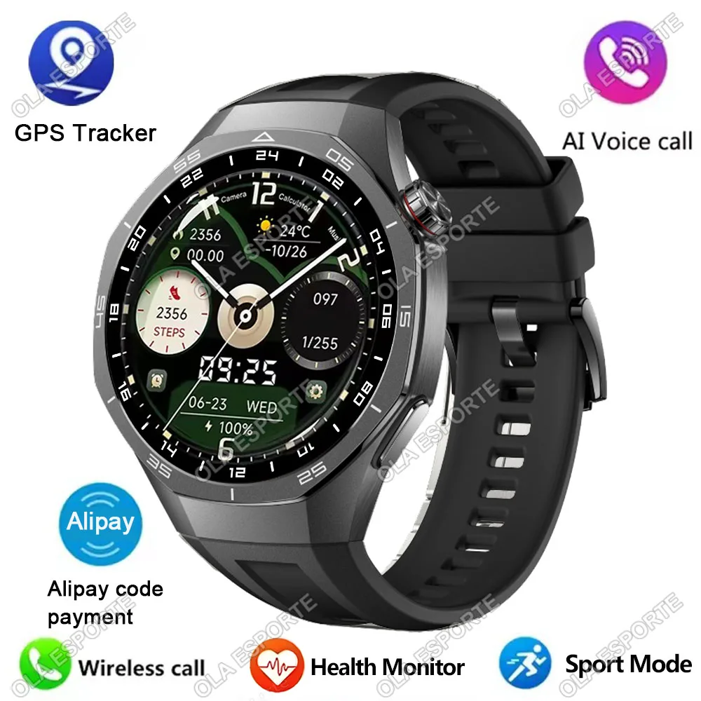 Smart Watch Men With Amoled Screen Gps Heart Rate Bluetooth Calls_voghion.com