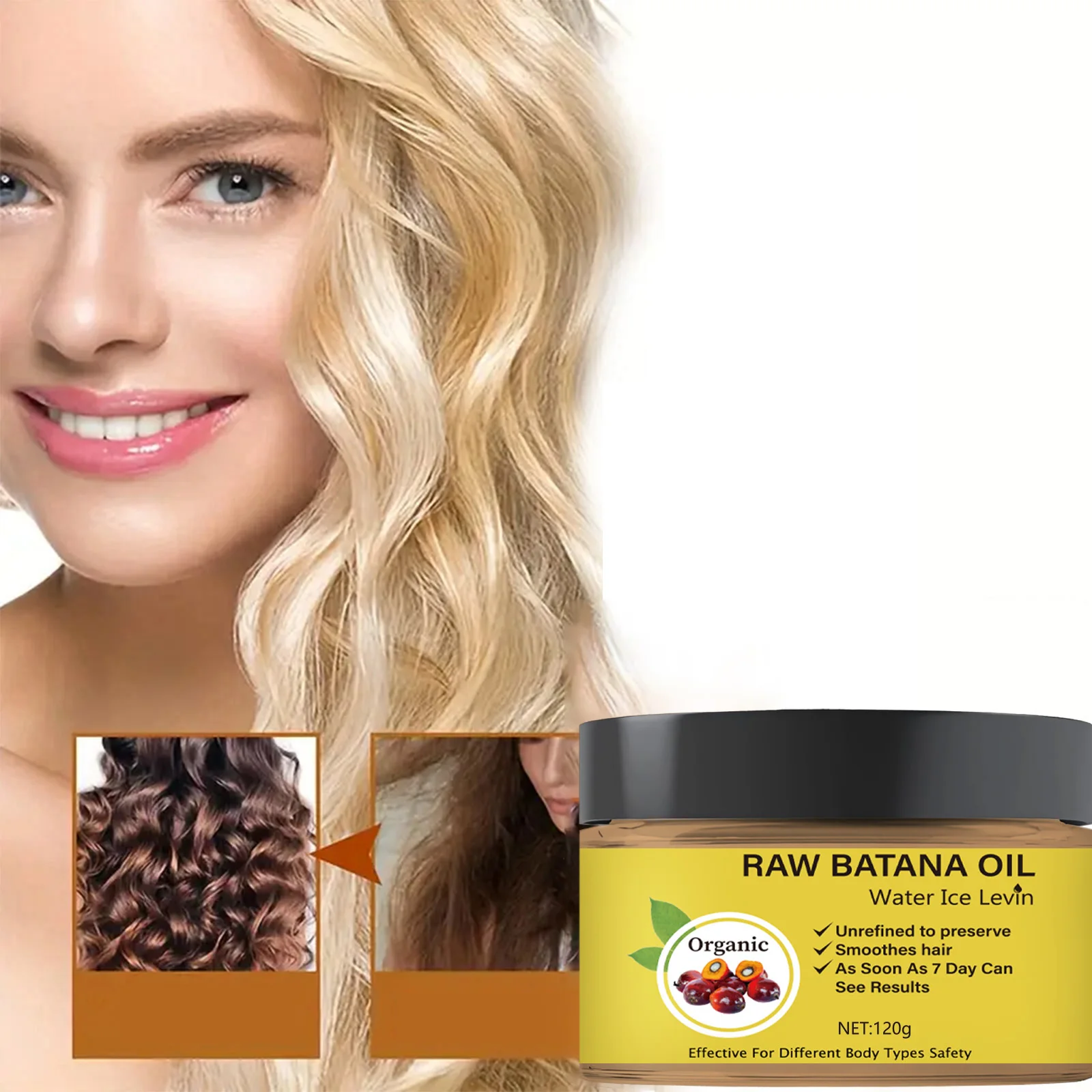 

Honduras Barana Hair Oil - Smooth and Moisturizing Dry Hair, Moisturizing Scalp and Care Hair, Suitable for All Hair Types 120g