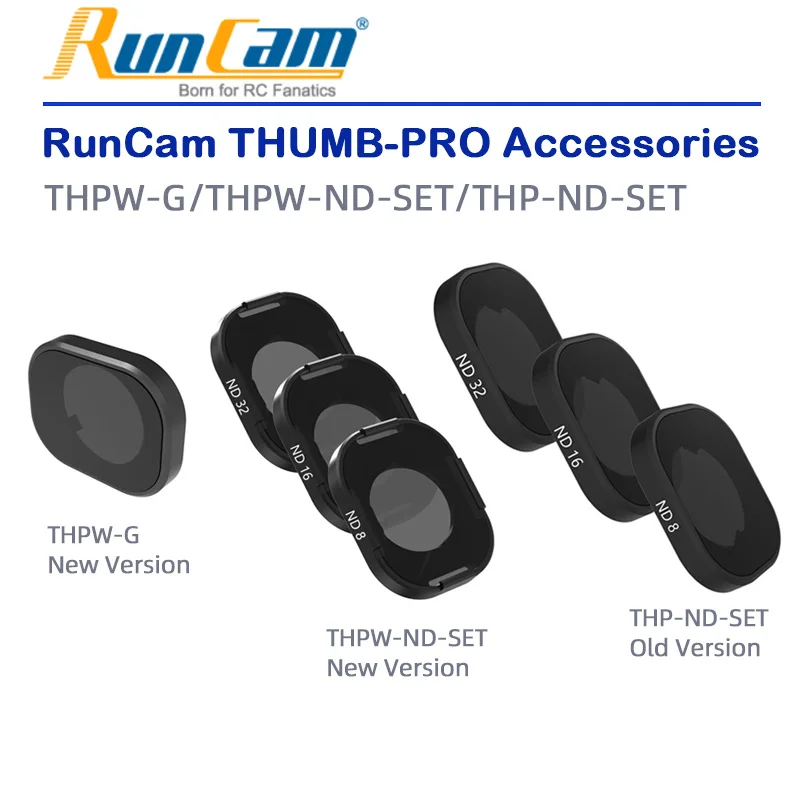 （Fast Delivery）RunCam THUMB-PRO Accessories THPW-G/THPW-ND-SET New Version/THP-ND-SET Old Version