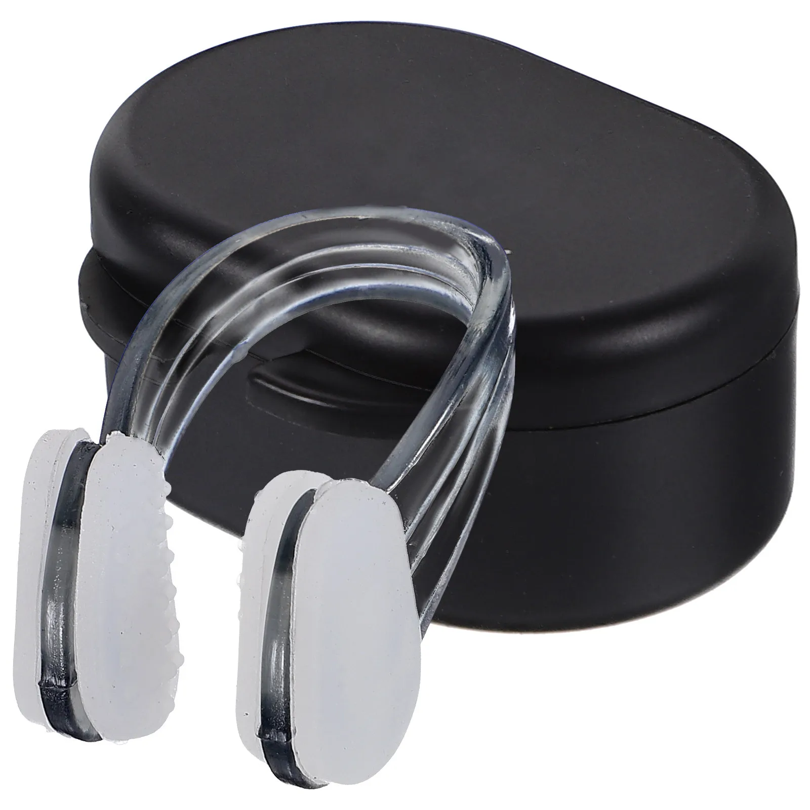 

Зажим для носа для плавания с мягкой накладкой и петлей для уха, многоразовый, защита от попадания воды, аксессуары для бассейна для плавателей и начинающих