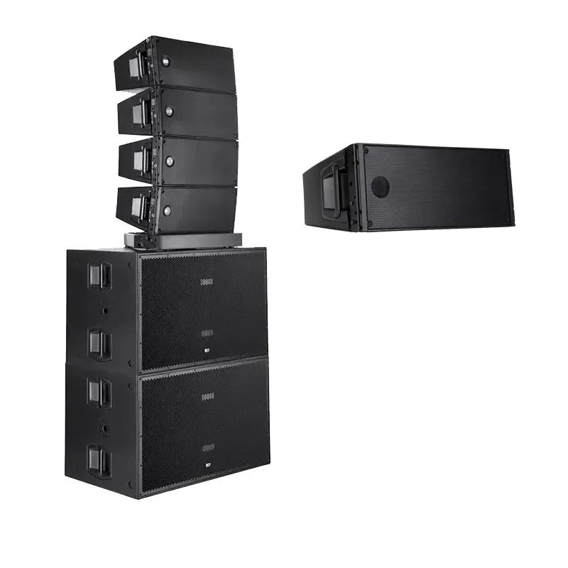 2pcs 2026 Pro Audio HDL 20-A Active Double 10 Inch Line Array Speaker 1600W Two-Way Professional PA Sound System