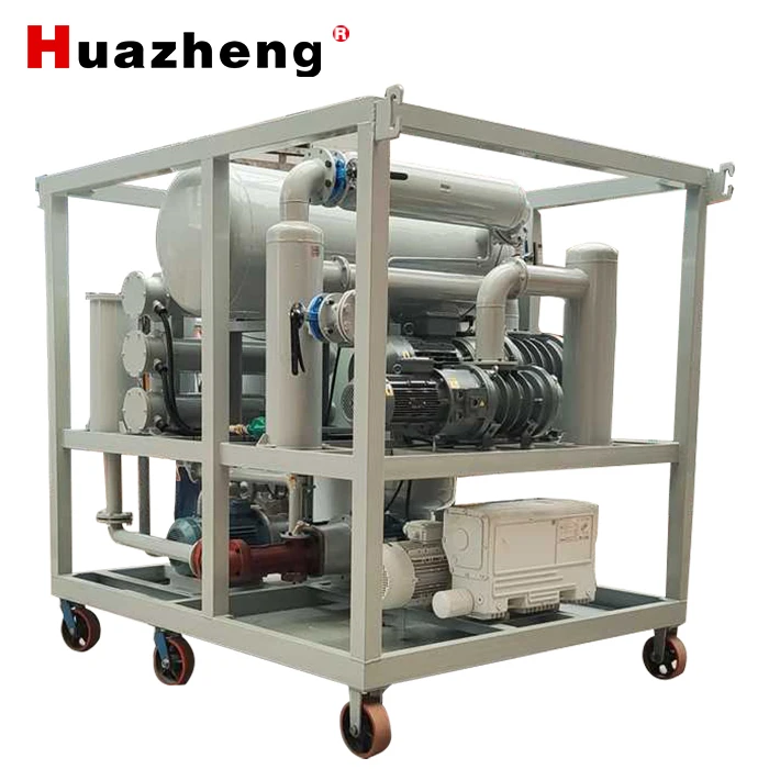 Double Stage Dielectric Vacuum Dehydrator Oil Purifier System VDOPS Transformer Oil Purify Purification Machine For Sale