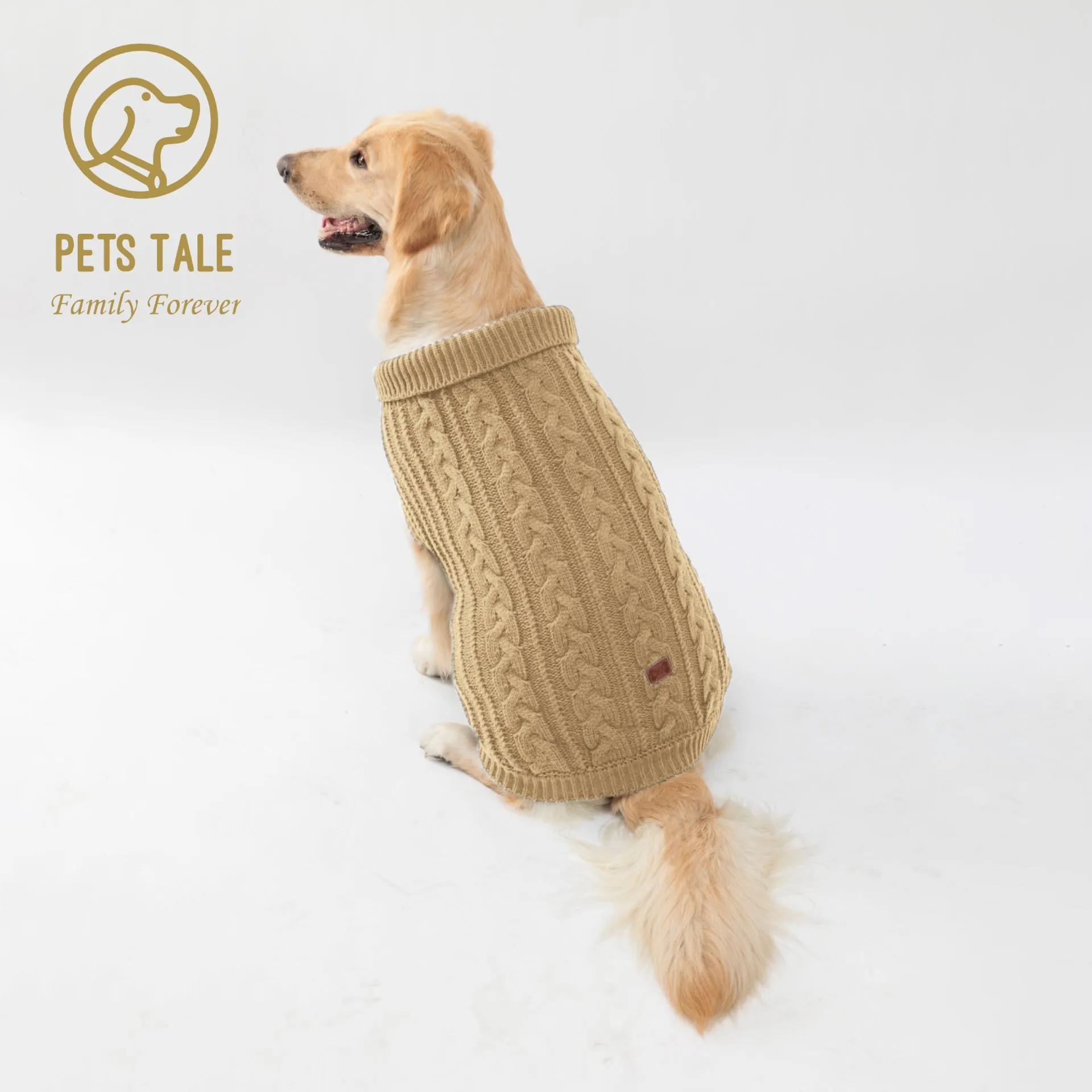 Cozy Knitted Pet Sweater for Winter - Keep Your Dog Warm and Stylish