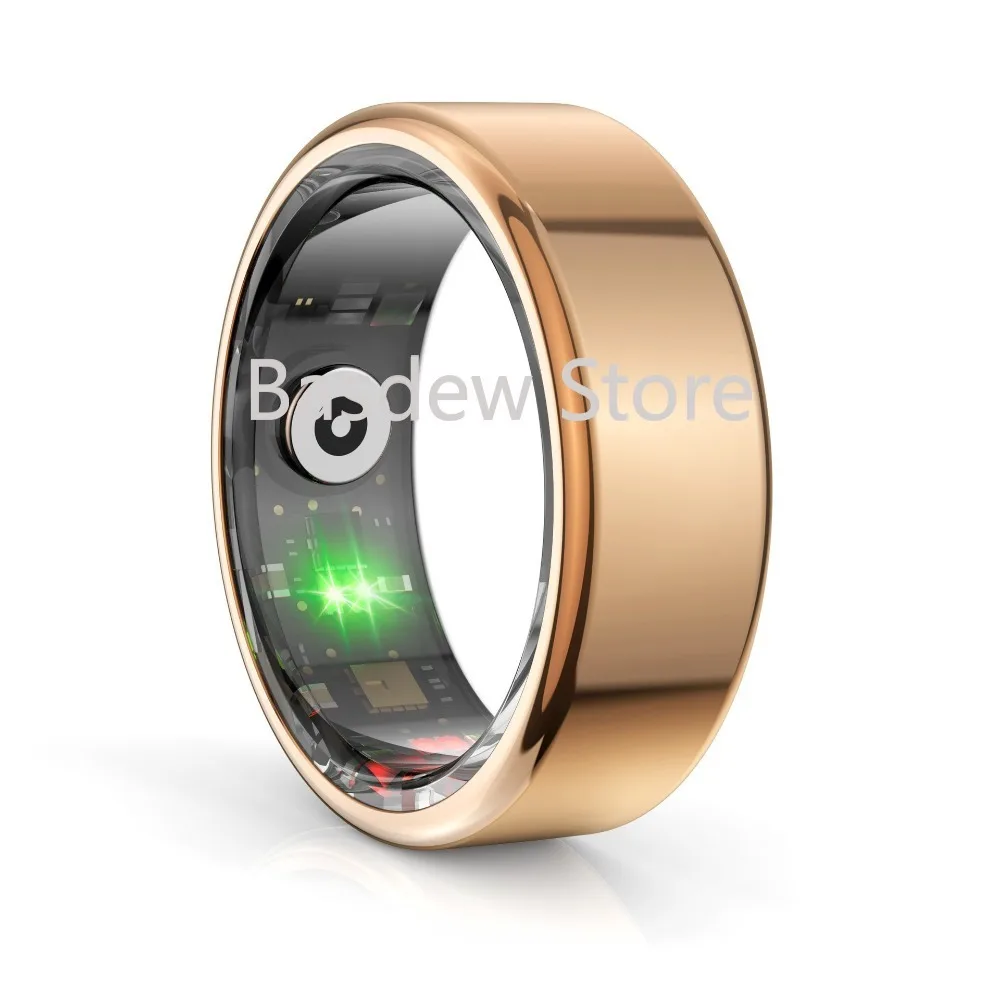 

New R02 Smart Ring Waterproof Pressure Blood Oxygen Sleep Heart Rate Step Monitoring Multiple Sport Mode Photos