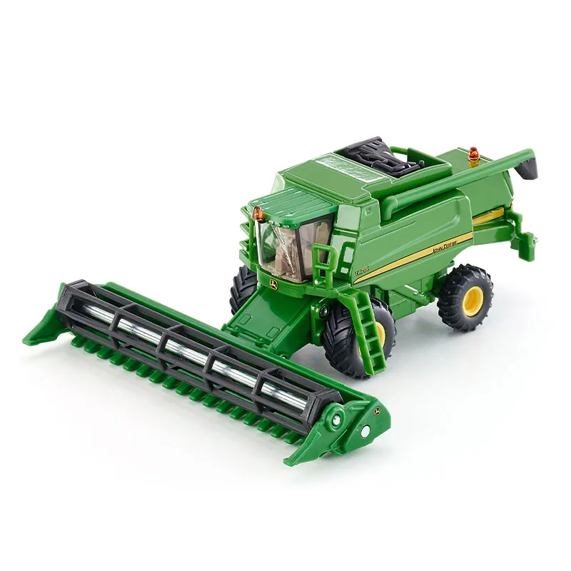 Diecast 1:87 Scale 1876 Agricultural Combine Machine Simulation Delicacy Alloy Car Model Static Ornament Collectible Souvenir