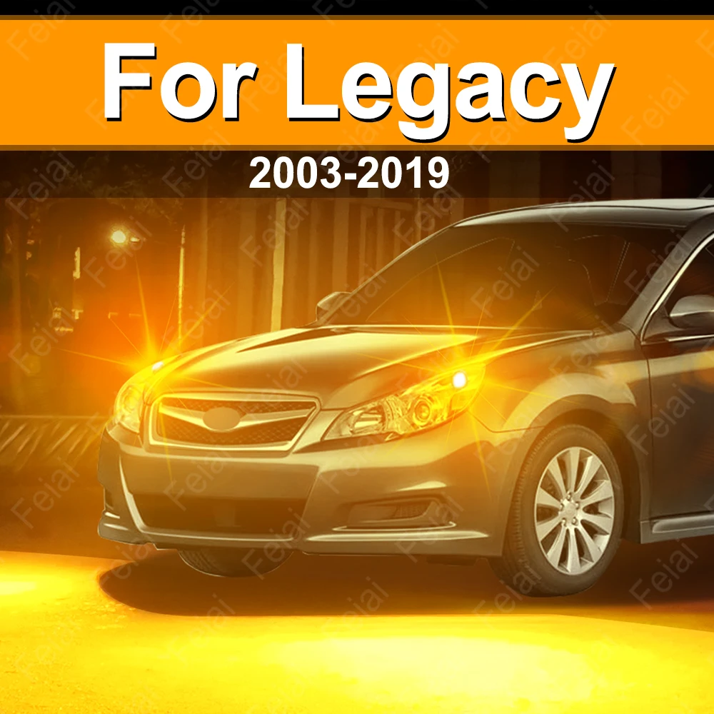 

LED Turn Signal Lights For Subaru Legacy Accessories Indicator Bulb Amber 2003-2007 2008 2009 2010 2011 2012 2013 2014-2019 2PCS