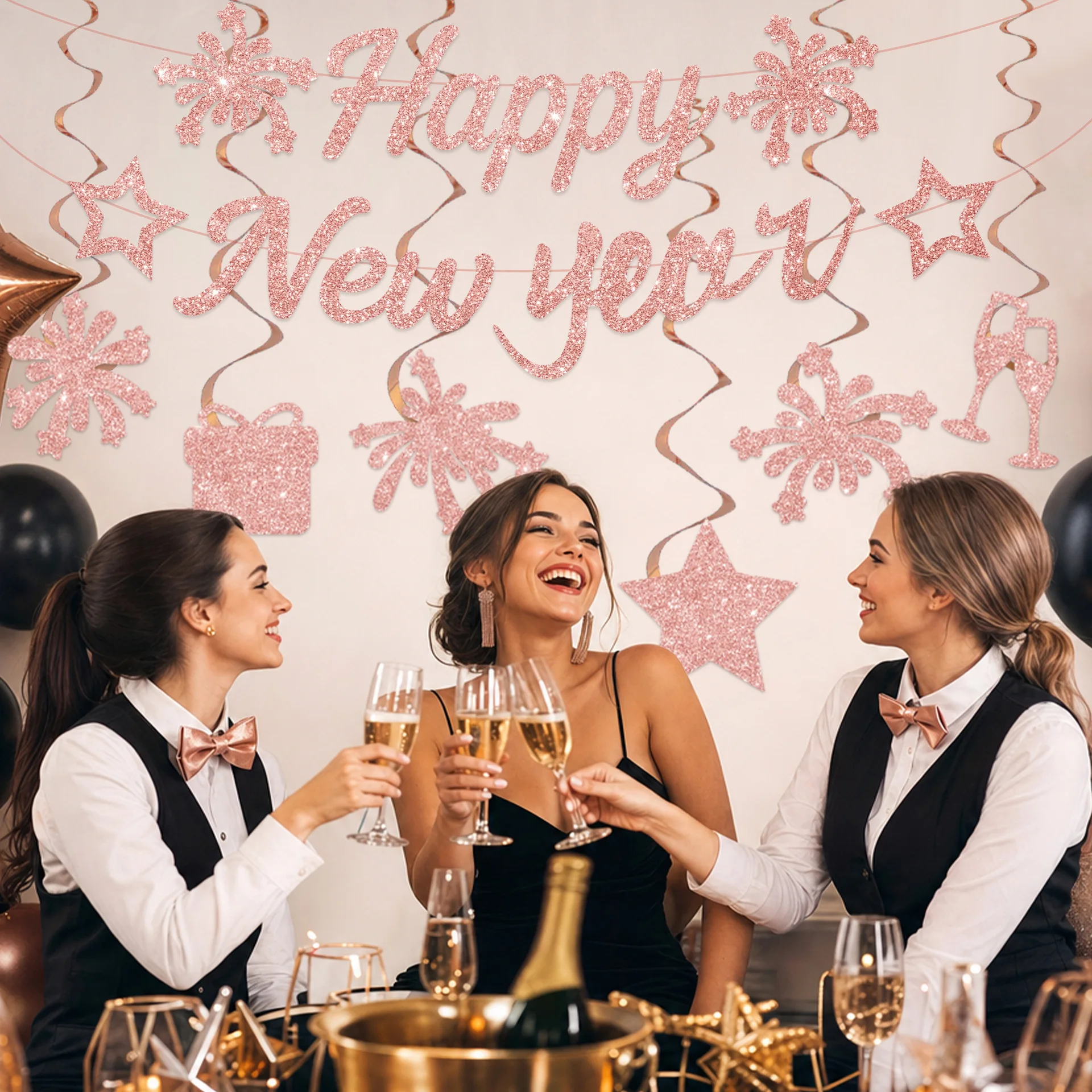 Gelukkig Nieuwjaar Gouden Foli - Party Banner Gold recensie en prijs