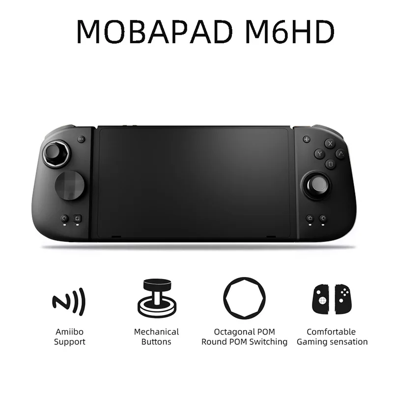 Mobapad M6 HD Gemini2 블루투스 게임패드 홀 이펙트 조이스틱 NFC 웨이크업 (닌텐도 스위치, 스위치 OLED, 좌우 게임 컨트롤러용)