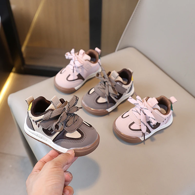 

Cute Toddler Kids Casual Shoes for Boys Girls Walking Shoes Soft Bottom Comfortable 2025 Autumn New Baby Sports Shoes Non-slip
