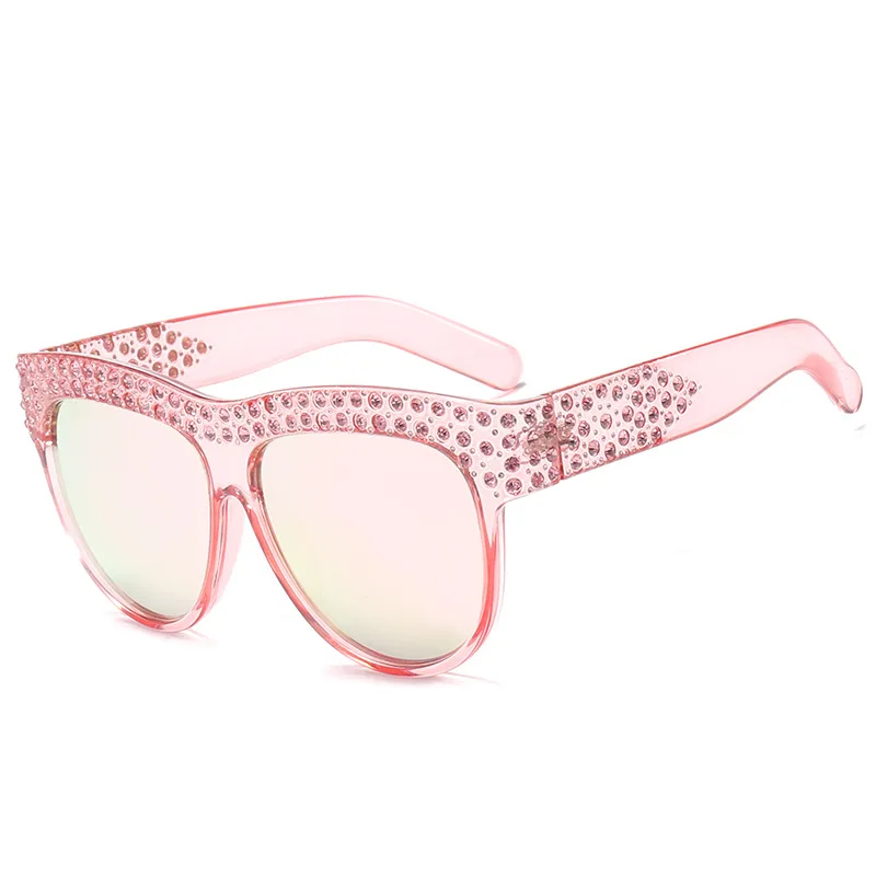 

New Fashion Square Diamonds Sunglasses Women Oversized Rhinestone Sun Glasses Men Glitter Crystal Eyewear De Sol Oculos