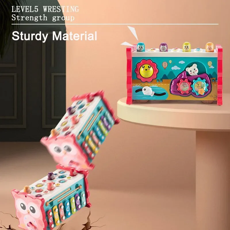 8 em 1 whack-a-taupe jogo de pesca martelando brinquedos montessori habilidade motora fina atividades da criança bebê aprendizagem precoce brinquedo educativo