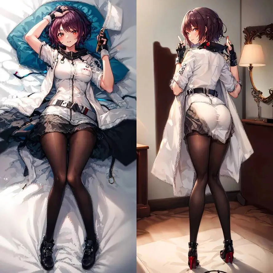 Exusiai الفرسان ACG أنيمي لعبة تأثيري الكرتون 2WAY هينغ وسادة للجسم Dakimakura غطاء الوسادة الفراش ديكور هدية