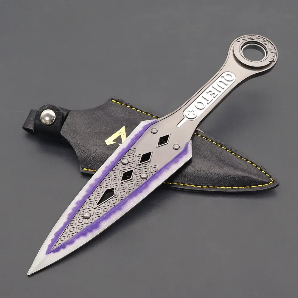 22cm apex legends wraith herança arma virar kunai não afiado jogo espada ornamentos de metal espada arma menino presentes crianças brinquedos