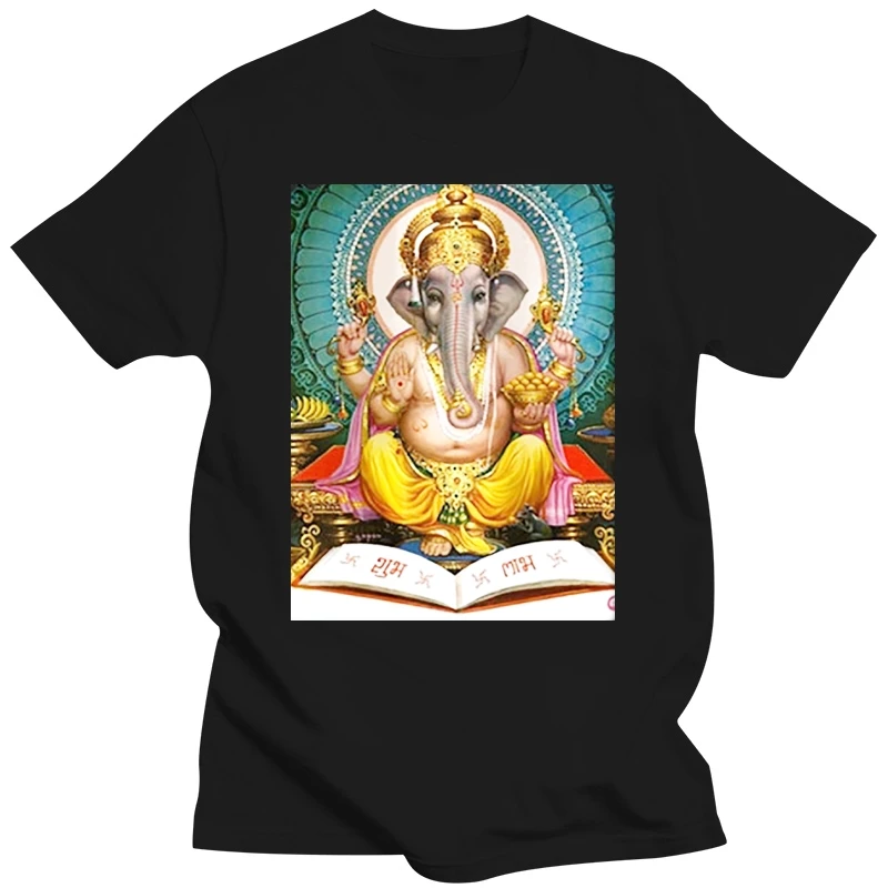 

Ganesh Shirt 50 T-shirt Kali Shiva Krishna Hinduism Yoga Goddess Meditation Crewneck