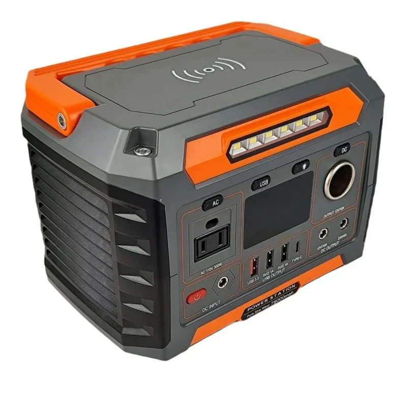 بنك الطاقة الشمسية المحمول في حالات الطوارئ بقدرة 300 وات للسفر المنزلي في الهواء الطلق #5