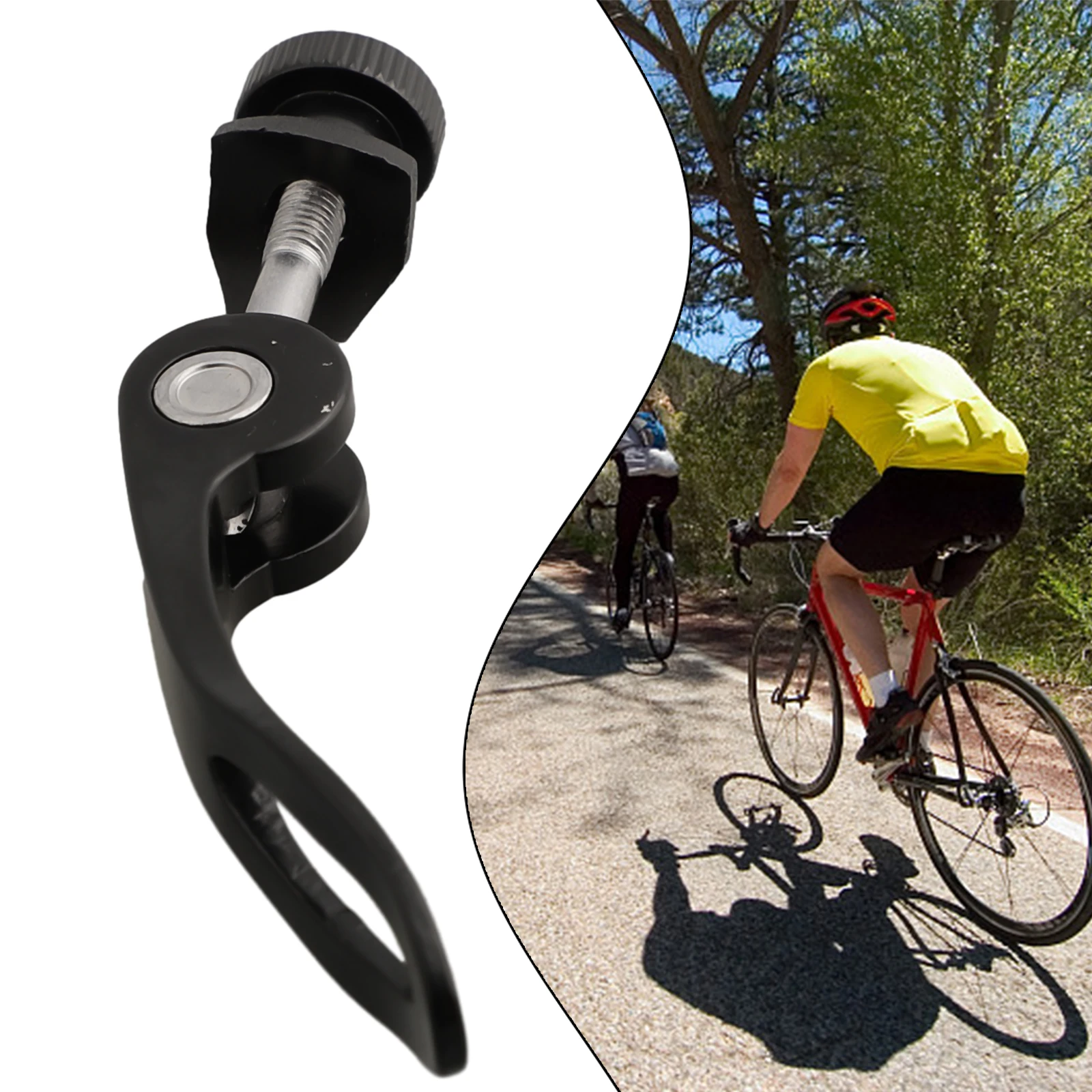 M5 Aluminum Alloy Bicycle Quick Release-Seat Tube Clamp String Bolt Clamp Screw Bicycle Seat Clamp Bicycle Accessories