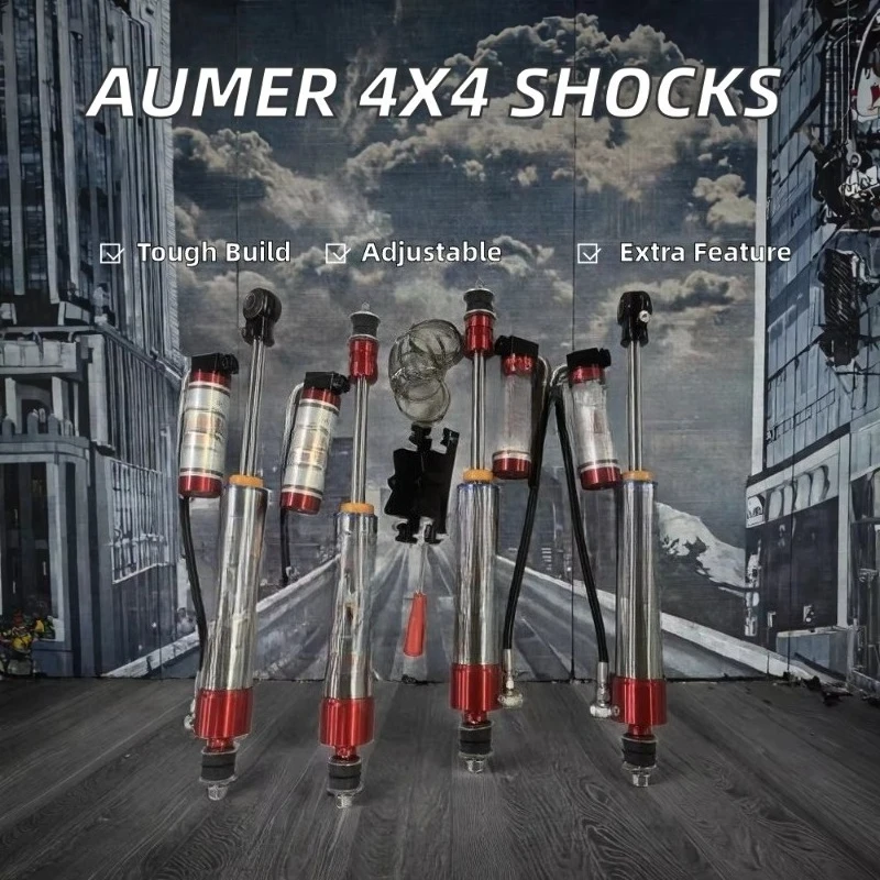Front Suspension Lift Kit Shock Absorber Rebound Compression Adjustable Nitrogen Coilover