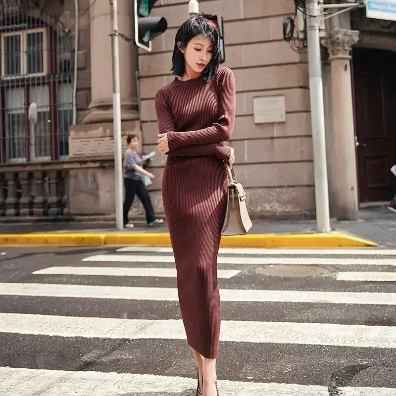 

Clothes Knitted Long Dresses for Women Evening Bodycon Maxi Crochet Sexy Daring Robe Woman Dress New Features of Cotton Hot