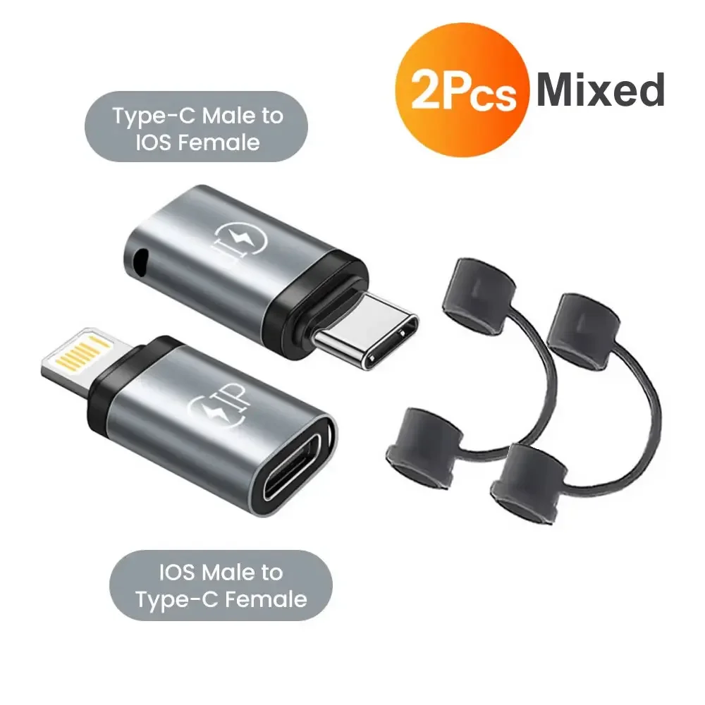 Für IOS Buchse Auf USB C Stecker Konverter Typ C Zu iPhone Adapter Schnelle Lade Adaptador Für iPhone 15 14 13 Pro max iPad Airpods