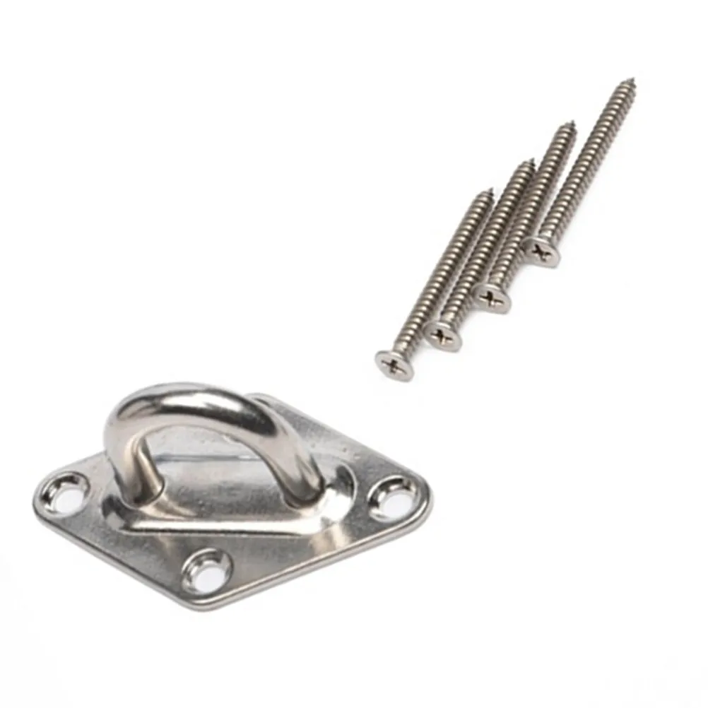 

Комплект креплений из нержавеющей стали для гамаков, подвесных кресел, уличных качелей, боксерских груш: сверхпрочный вращающийся крюк и комплект фурнитуры