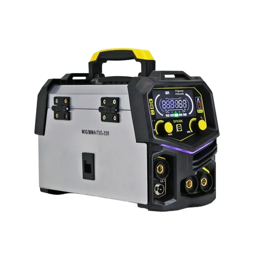 New Gasless MIG Welding Machine Household Small Three-In-One Portable Electric 220V 1 Year Warranty Mini Inverter Igbt Welders