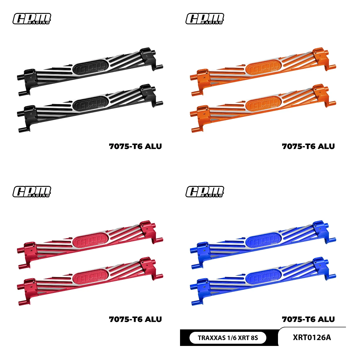 

GPM Alloy 7075 Battery Hold-Down TRAXXAS 1/6 XRT 8S Funco Pro 2WD Sand Car 8S-109076-4