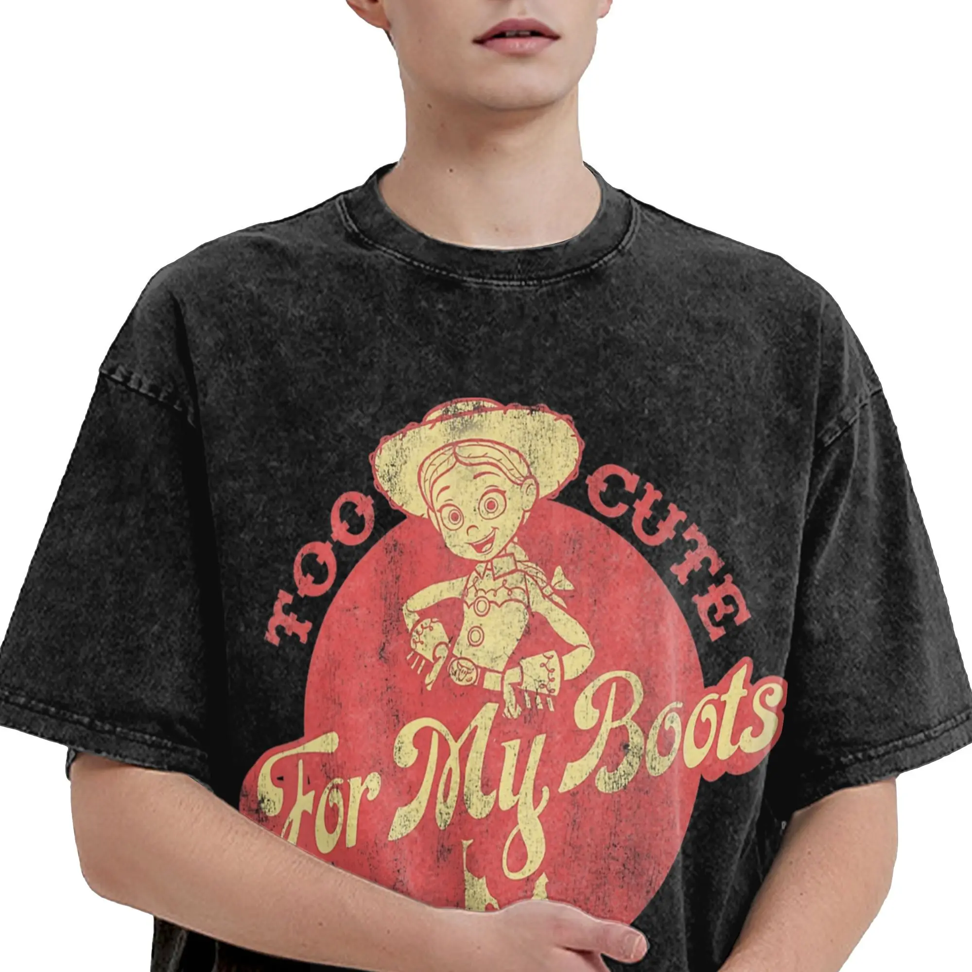 لعبة جيسي لطيفة جدا غسلها تي شيرت الشارع الشهير الهيب هوب تي شيرت تقليدي تيز بلايز الرجال النساء القطن المعتاد الصيف