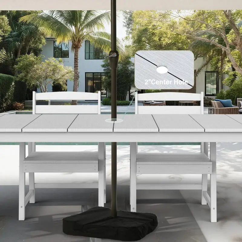 طاولة طعام خارجية متعددة الاستخدامات لسيناريوهات وإعدادات مختلفة #2